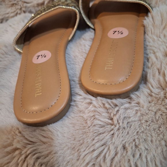 Thalia Sodi Gold Women\'s Sandals